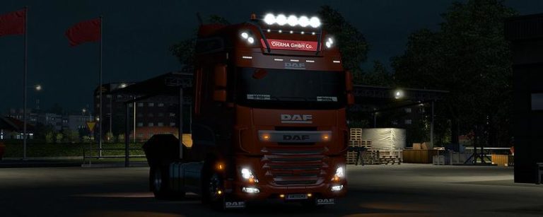 DAF XF E6 BY OHAHA 1.42 Truck Euro Truck Simulator 2 Mods American