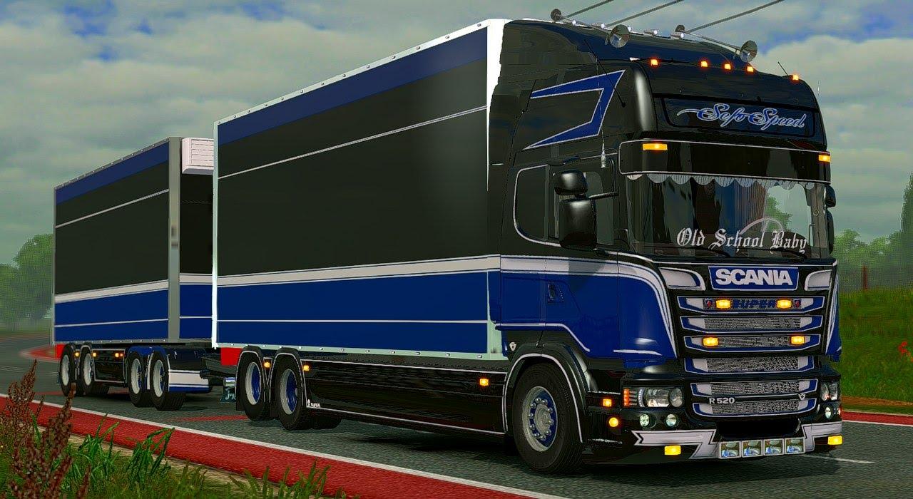 SCANIA ROBERT VDLINDEN TANDEM Mod Euro Truck Simulator 2 Mods