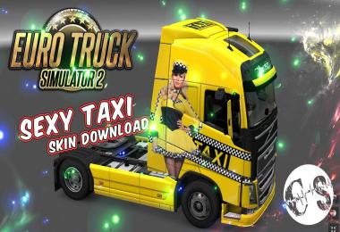 VOLVO FH 2012 SEXY TAXI SKIN + TRAILER STANDALONE Mod - Euro Truck  Simulator 2 Mods | American Truck Simulator Mods