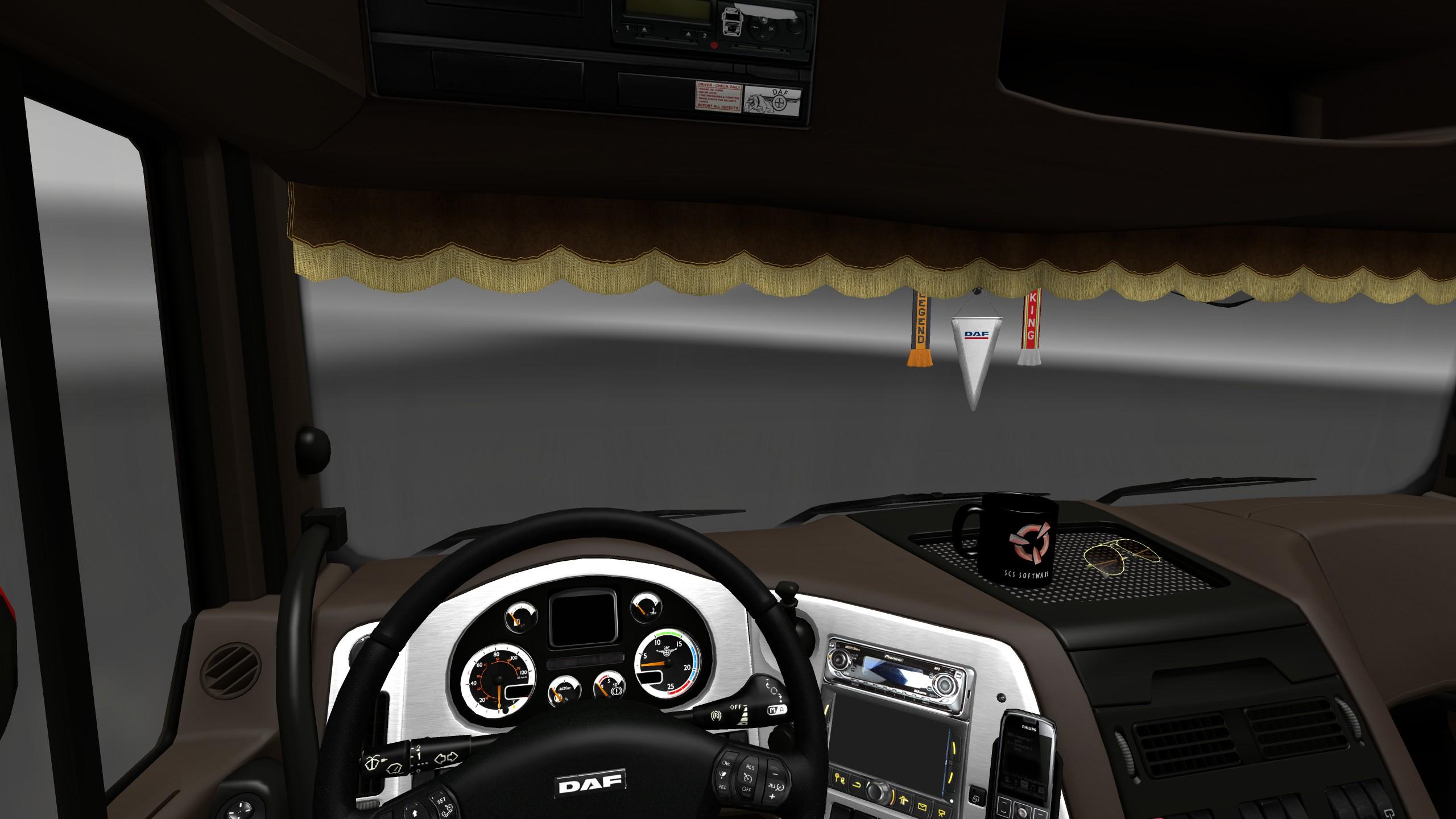 Daf Xf 105 Interior Rework Mod Euro Truck Simulator 2 Mods