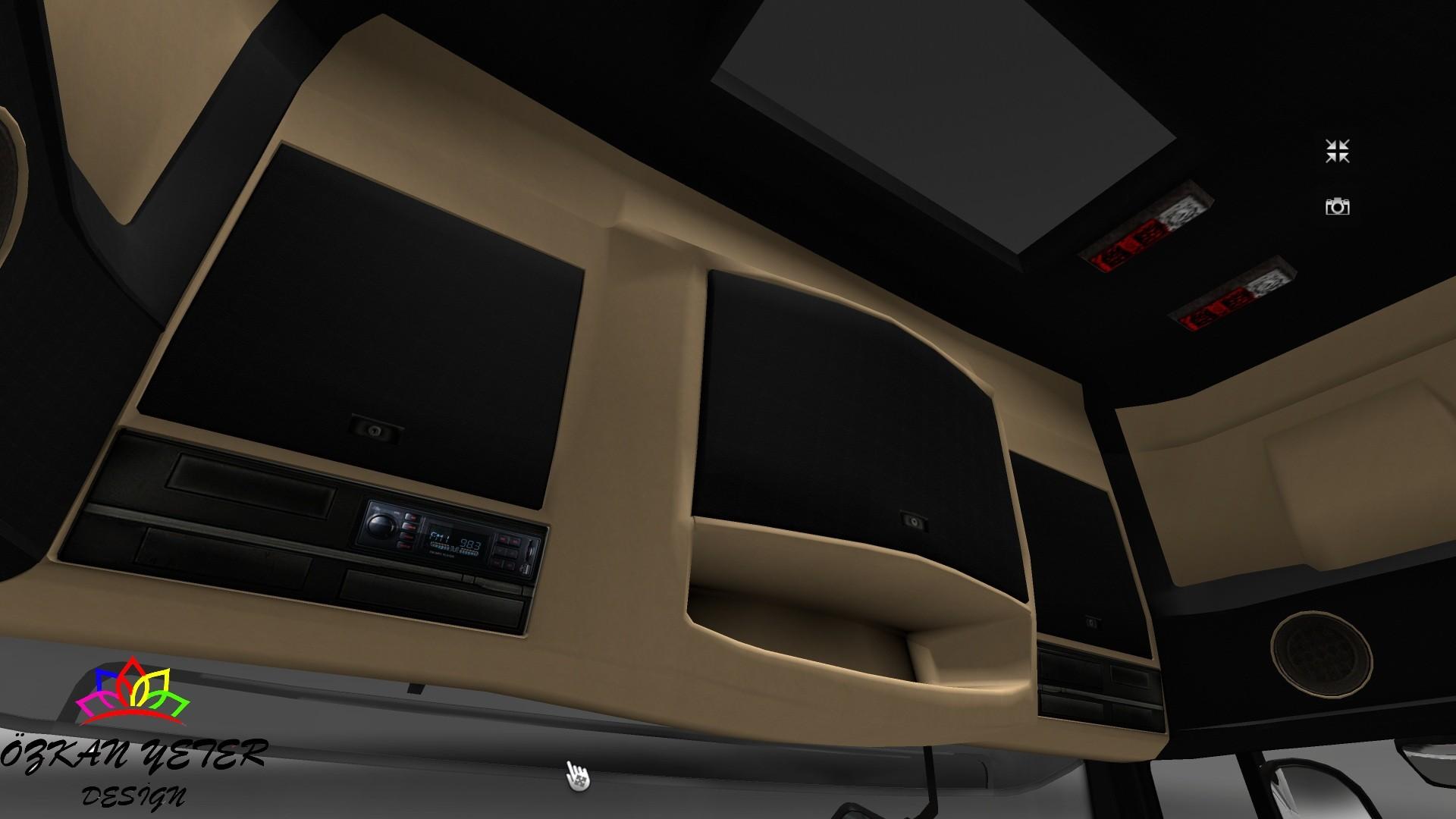 Daf Xf Interior By Ozkanyeter 1 21 X Mod Euro Truck