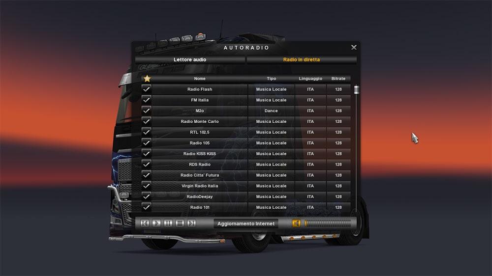 telegrama amplio servidor ETS2 LIVE ITALIAN RADIO Mod - Euro Truck Simulator 2 Mods | American Truck  Simulator Mods