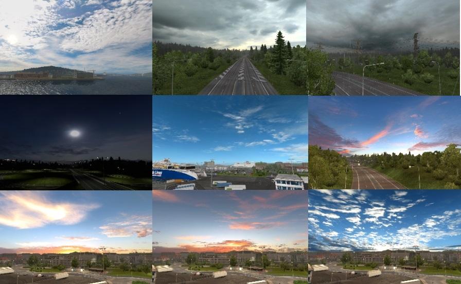 NEW WEATHER MOD BY PIVA FOR 1.22 ETS 2  Euro Truck Simulator 2 Mods