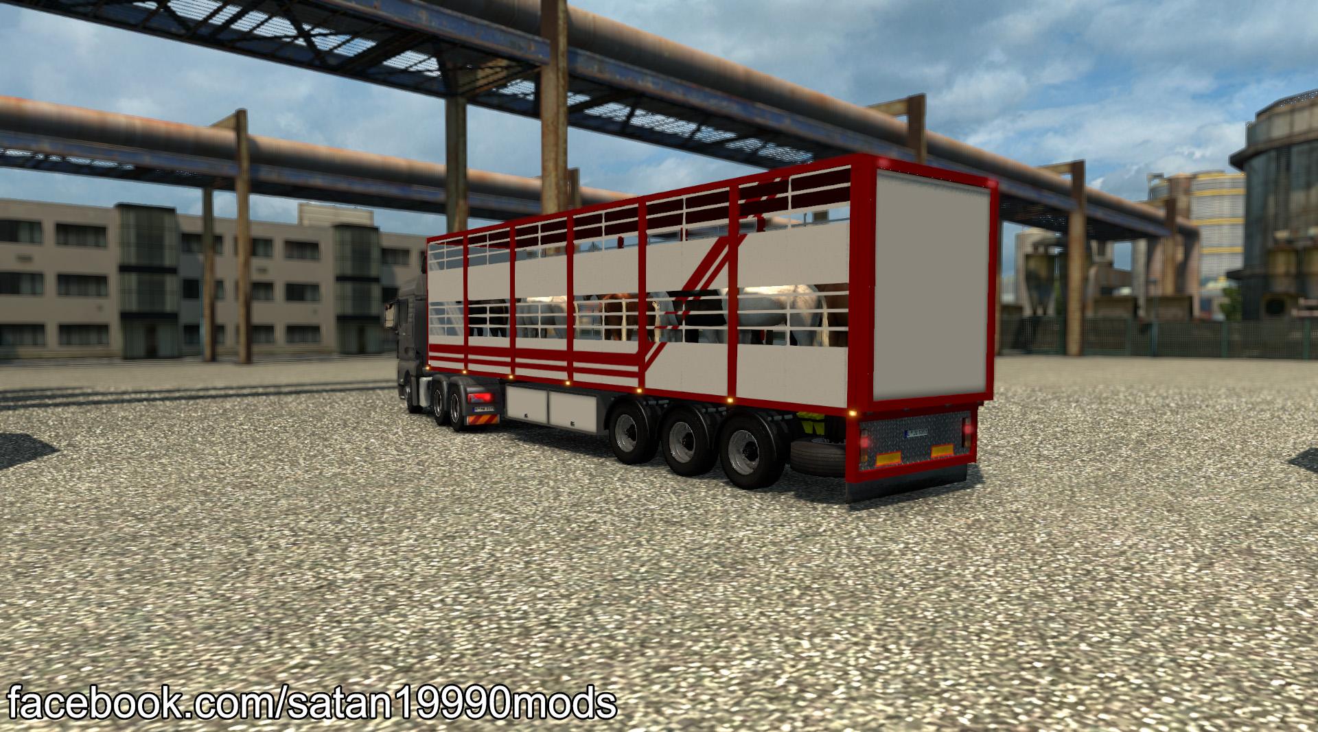 TMP - ANIMAL TRAILER  Mod - Euro Truck Simulator 2 Mods | American  Truck Simulator Mods