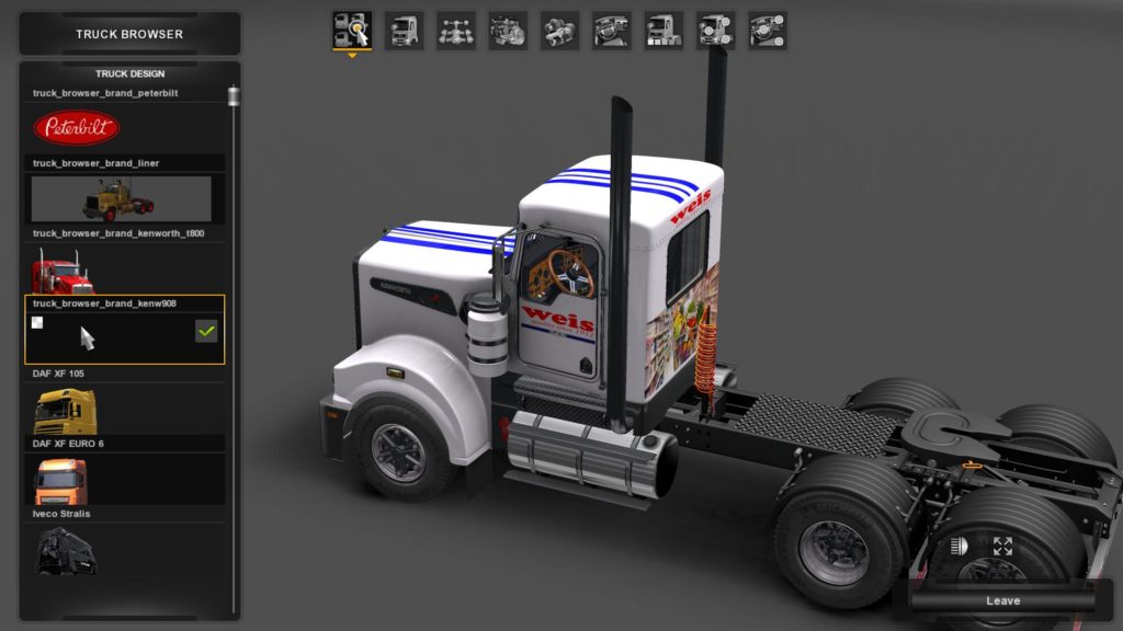 WEIS MARKETS SET V1 Skin Euro Truck Simulator 2 Mods American Truck