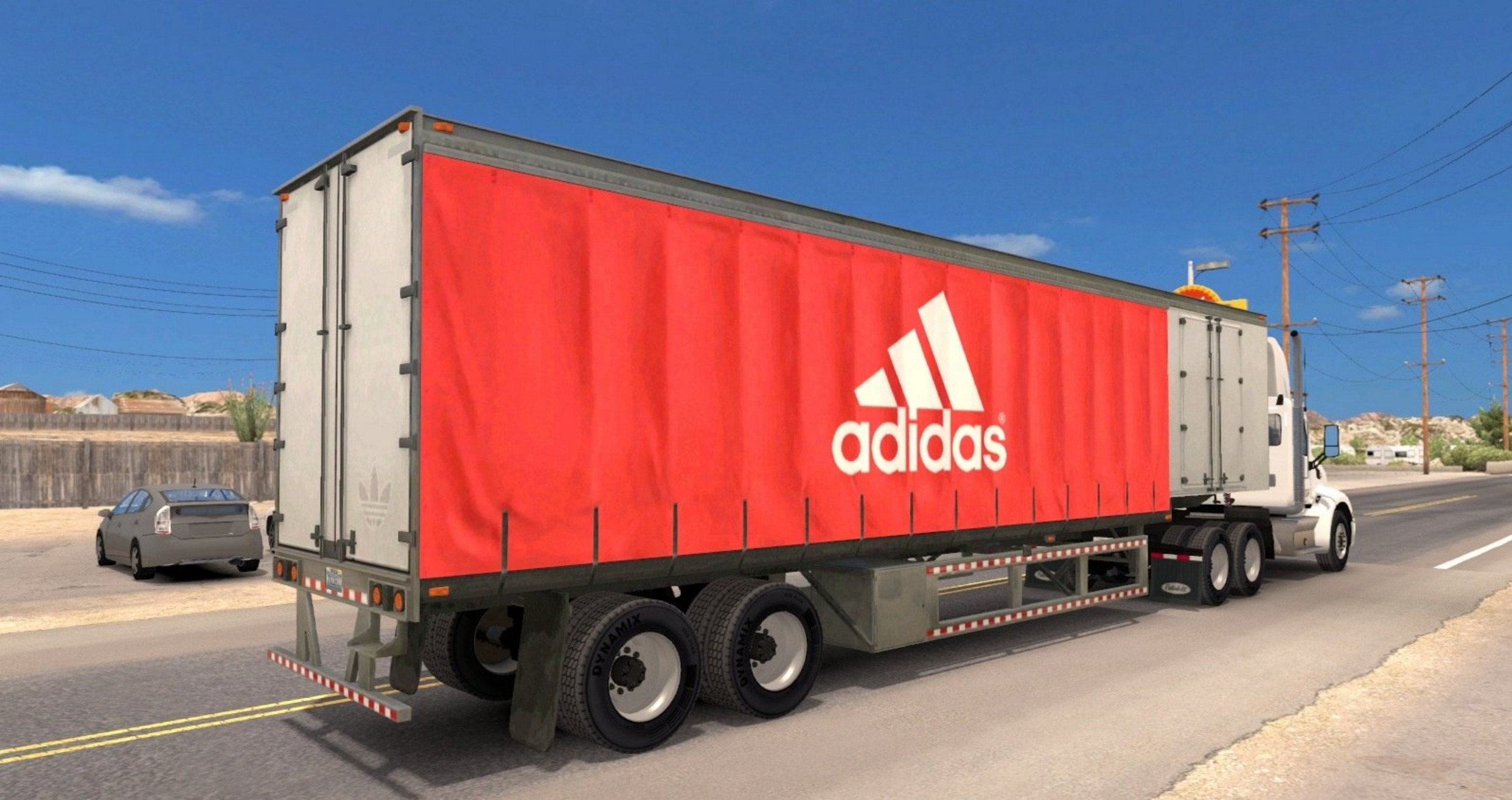 Lichaam oppervlakkig surfen Adidas standalone curtain trailer Mod - Euro Truck Simulator 2 Mods |  American Truck Simulator Mods