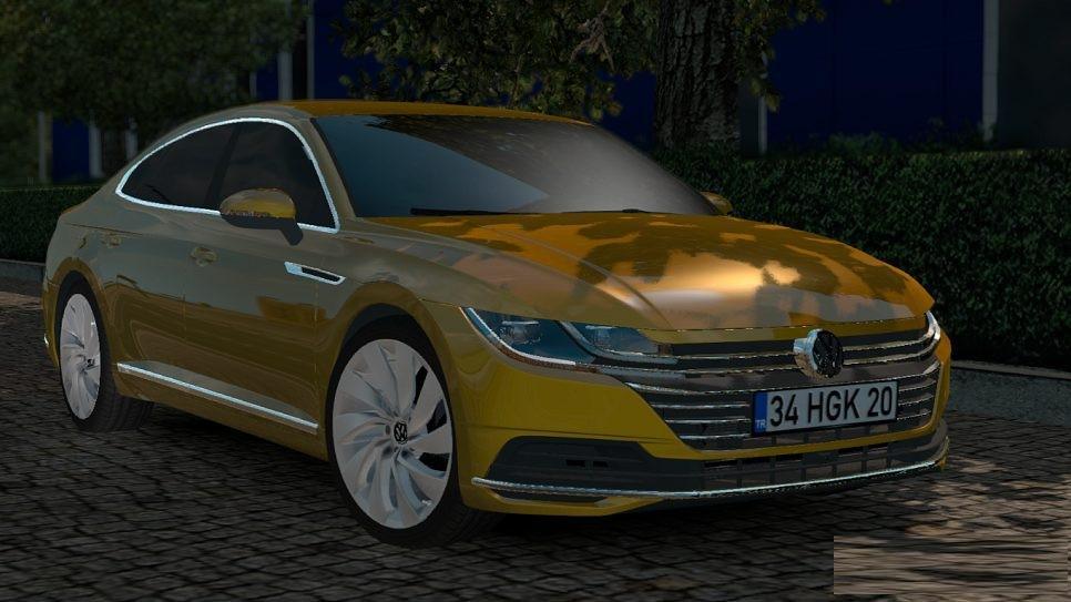 Volkswagen Arteon 2018 V2 Car Mod Euro Truck Simulator 2 Mods