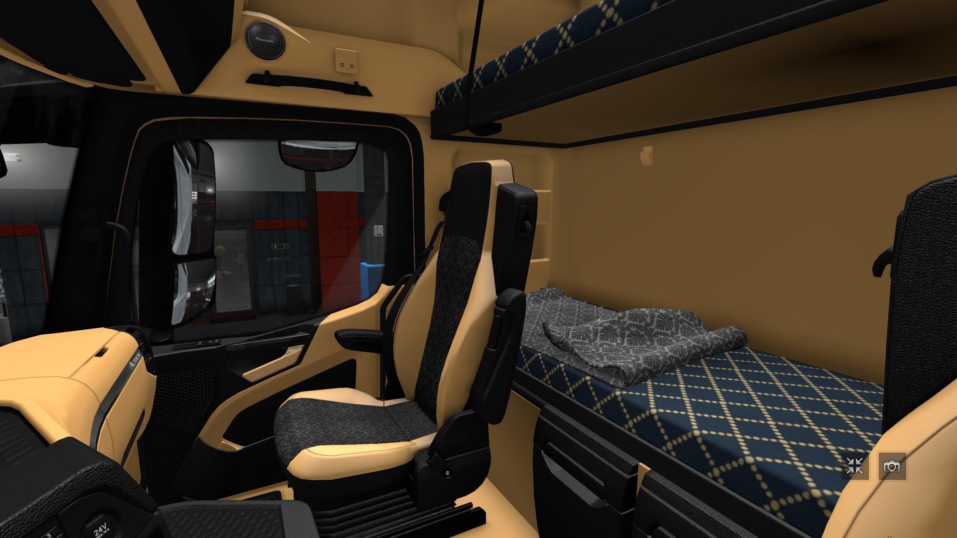 The Luxury Interior For Mb Mp4 Final 1 28 X Ets2 Euro Truck