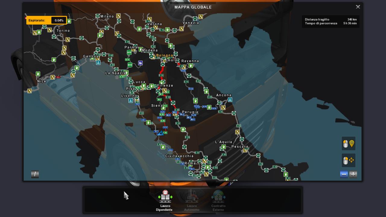 mappa italia euro truck simulator 2