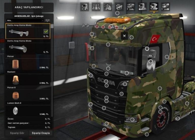 AIR HORNS MOD PACKAGE FOR ALL TRUCKS SOUNDS MOD Euro Truck Simulator