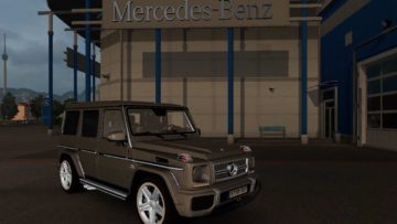 Mercedes Benz G65 As Escort 1 30 Mod Euro Truck Simulator 2 Mods American Truck Simulator Mods
