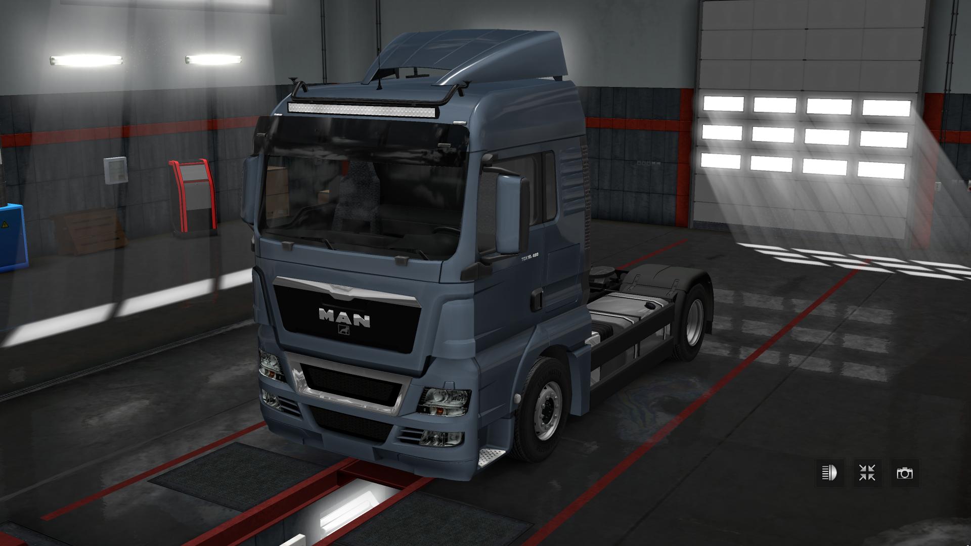CONSTRUCTION ROOF GRILL + LED BAR V10.04.18 TUNING MOD - Euro Truck 2 Mods | American Truck Simulator Mods