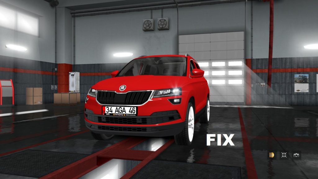 FIX FOR THE CAR SKODA KAROQ 2018 V1.0 MOD Euro Truck Simulator 2 Mods