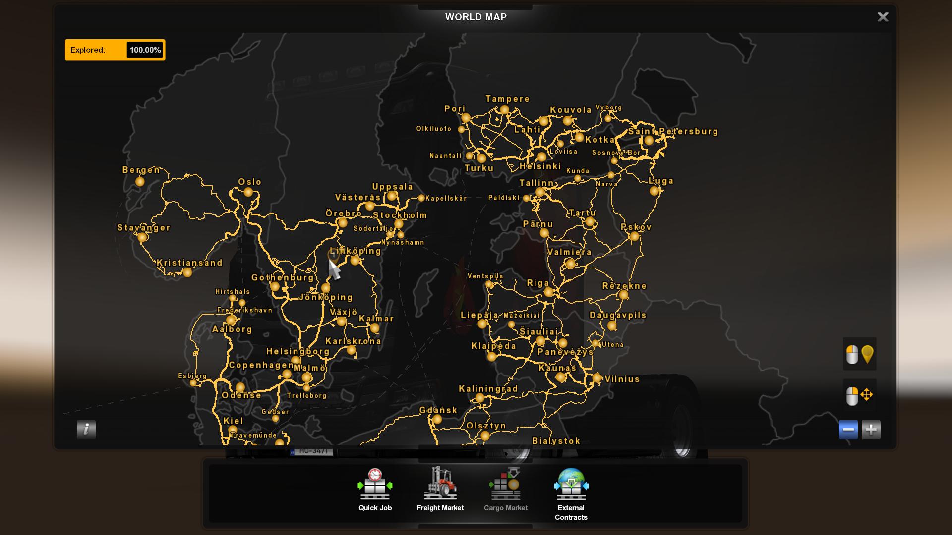 ALEXD SAVE GAME FOR 1.33 100 DISCOVERED V1.0 ETS2 Euro Truck