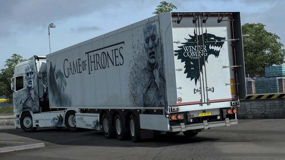 GAME OF THRONES SKIN FOR OWNED TRAILERS 1.33 ETS2 Euro Truck