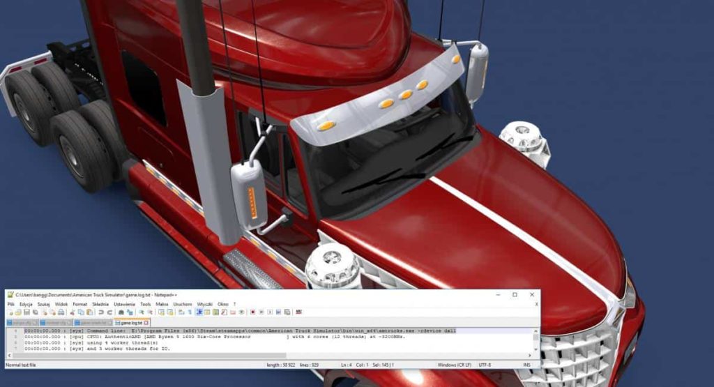 International LoneStar DirectX11 Fix + Wiper Modes 1.35.x Mod Euro