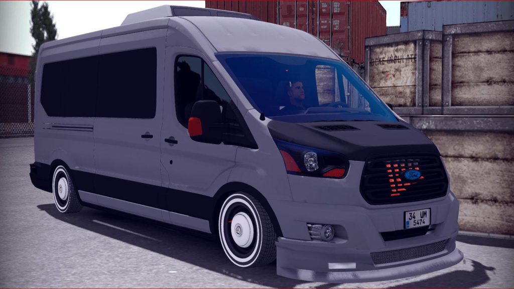 FORD TRANSIT ANIMATED 1.35.X CAR Euro Truck Simulator 2 Mods FORD TRANSIT ANIMATED 1.35.X CAR Euro Truck Simulator 2 Mods