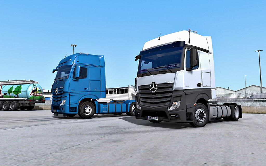 Mercedes Actros Mp4 V1.5 1.36.X Truck - Euro Truck Simulator 2 Mods | American Truck Simulator Mods