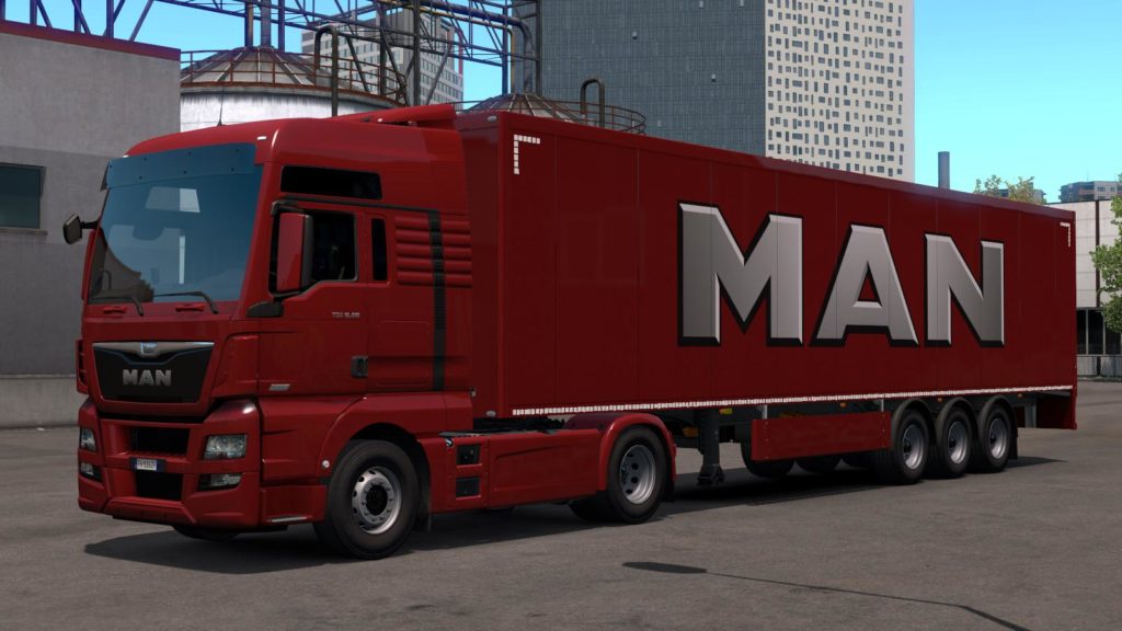 TRUCKS BRANDS SKINS FOR ALL OWNED TRAILERS V1.0 ETS2 Euro Truck