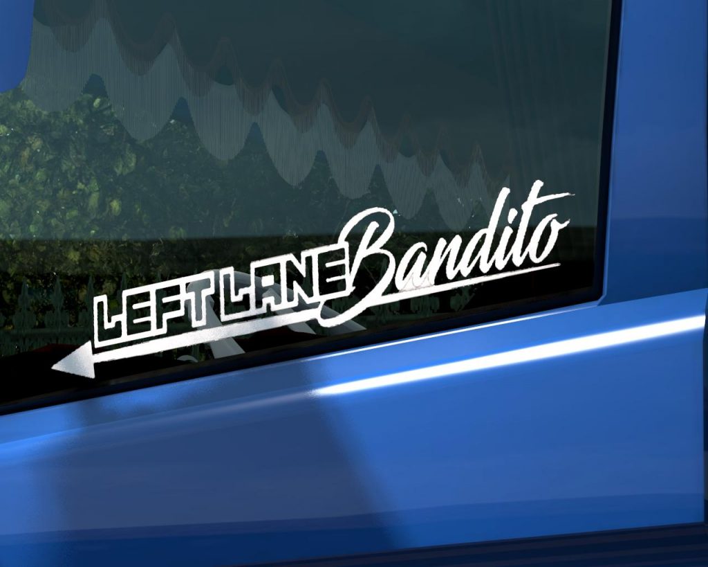 Leftlane Bandito Sticker for Glass 1.36.x ETS2 Euro Truck Simulator 2