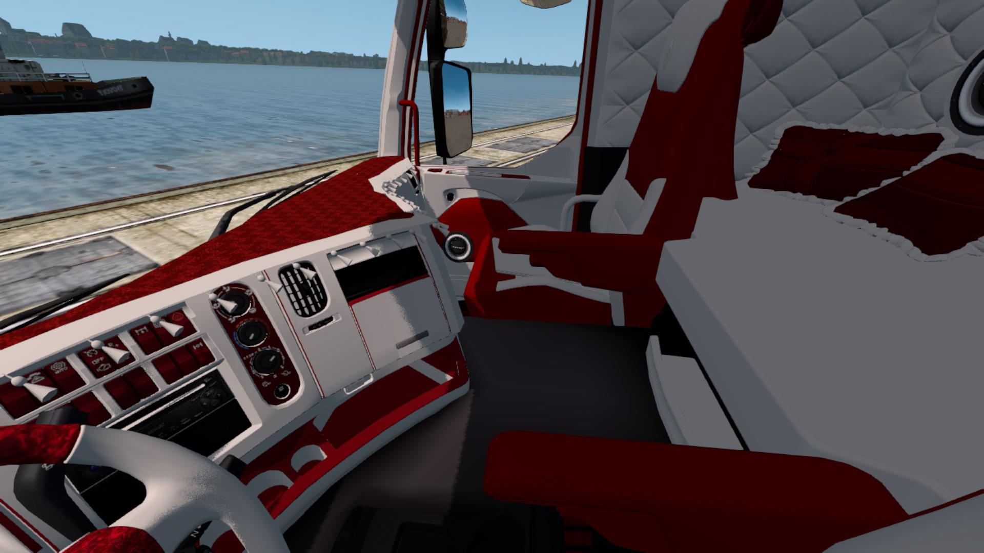 Make a bed Encouragement Heavy truck Renault Premium Interior 1.36 ETS2 - Euro Truck Simulator 2 Mods | American  Truck Simulator Mods