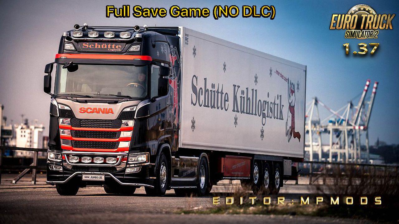 Full Save Game 1 37 No Dlc Ets2 Euro Truck Simulator 2