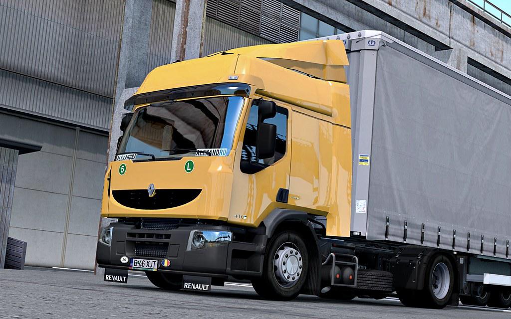 movies perish pizza Renault Premium edit by Alex v1.1 1.37 ETS2 - Euro Truck Simulator 2 Mods |  American Truck Simulator Mods