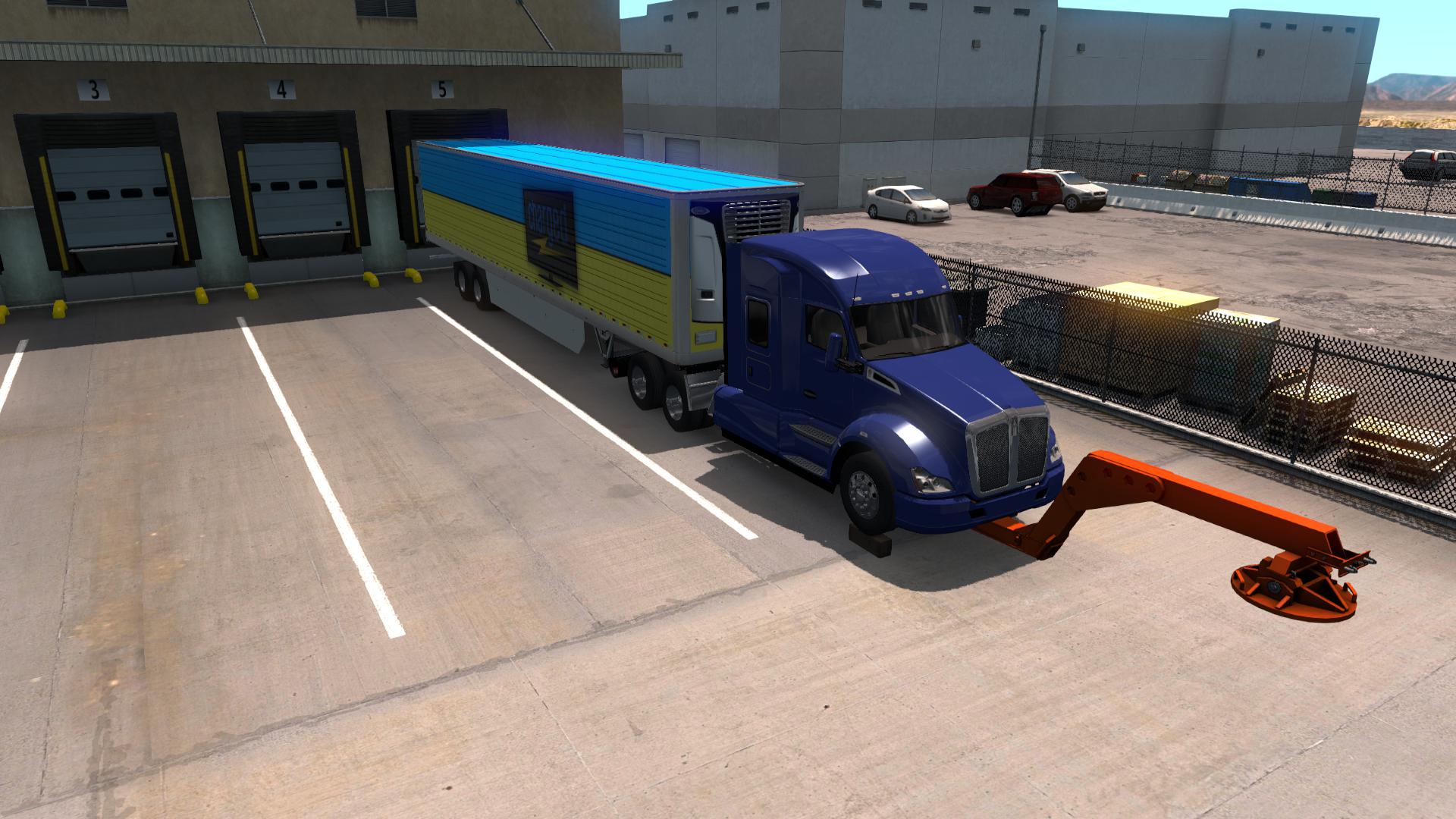 Tow truck broken trailer 1.37 ATS Euro Truck Simulator 2 Mods