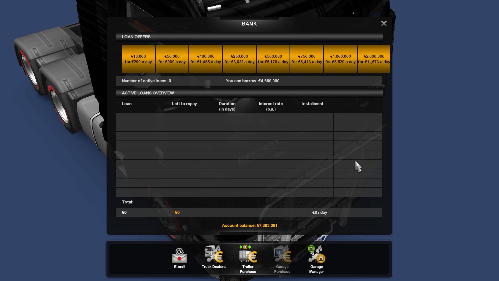Additional Bank Loans ( 8 Loans) v1.0 ETS2 Euro Truck Simulator 2