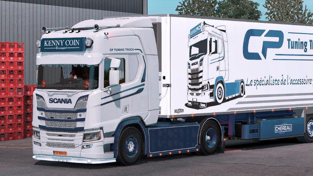 Scania R Kenny Coin skin v1.0 ETS2 - Euro Truck Simulator 2 | American Truck Simulator Mods