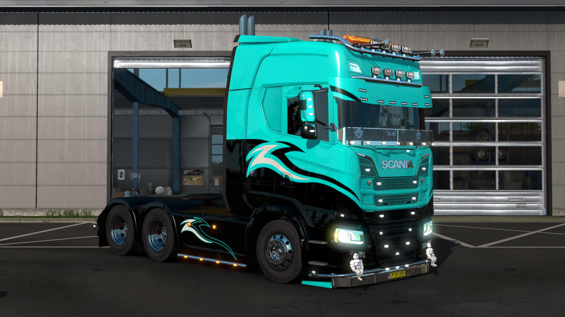 Scania S EU/UK [MULTIPLAYER] for 1.37 ETS2 - Euro Truck Simulator 2