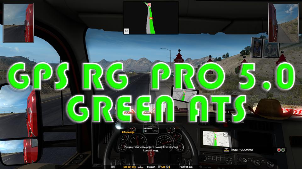 bølge dommer afspejle GPS RG PRO Green v5.0 ATS - Euro Truck Simulator 2 Mods | American Truck  Simulator Mods