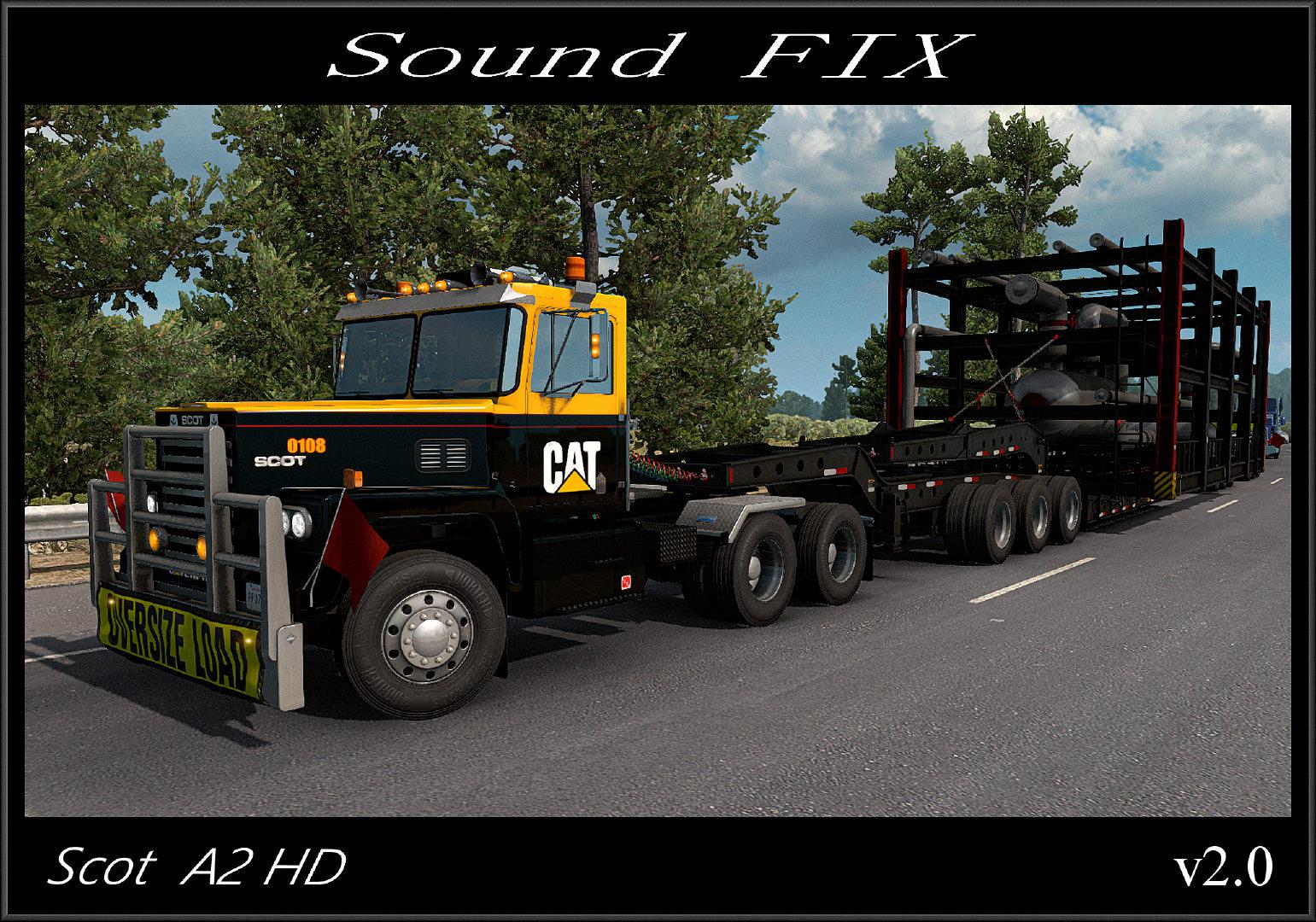Sound fix for Scot A2HD v2.0 ATS.
