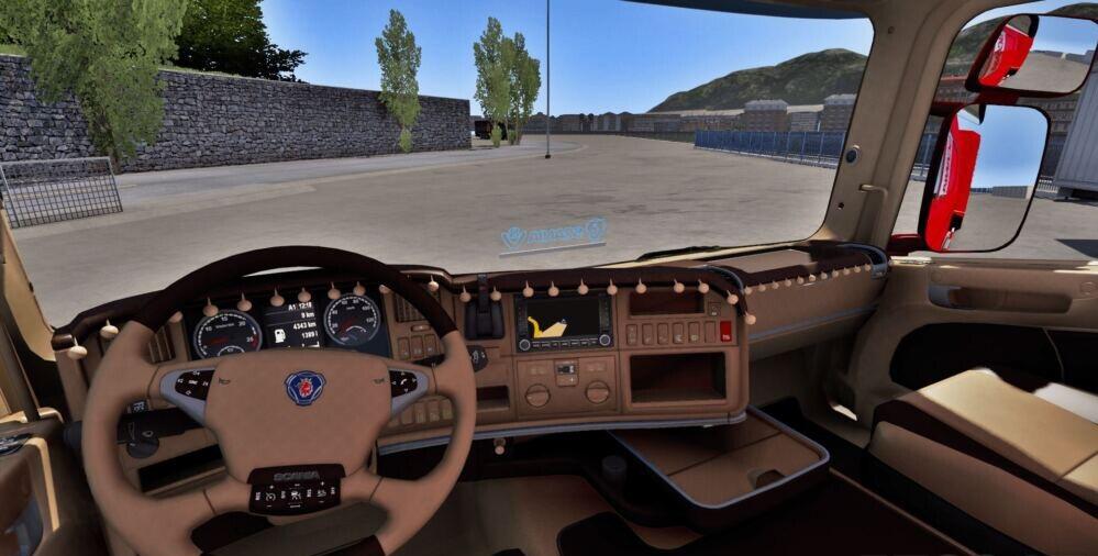 To separate Deliberately Center Scania R Lux Interior 1.39.x ETS2 - Euro Truck Simulator 2 Mods | American  Truck Simulator Mods