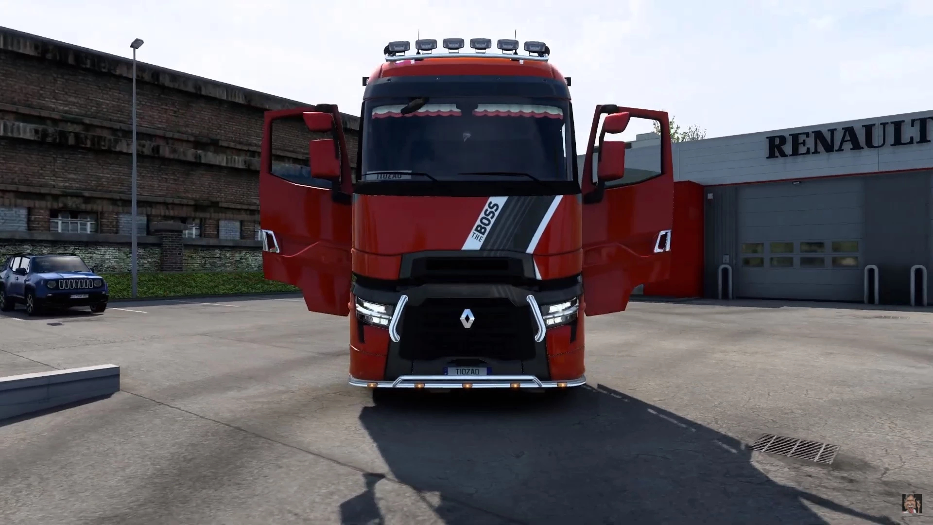 New RENAULT Truck Door Animation Mod 1.40 ETS2 Euro Truck Simulator 2