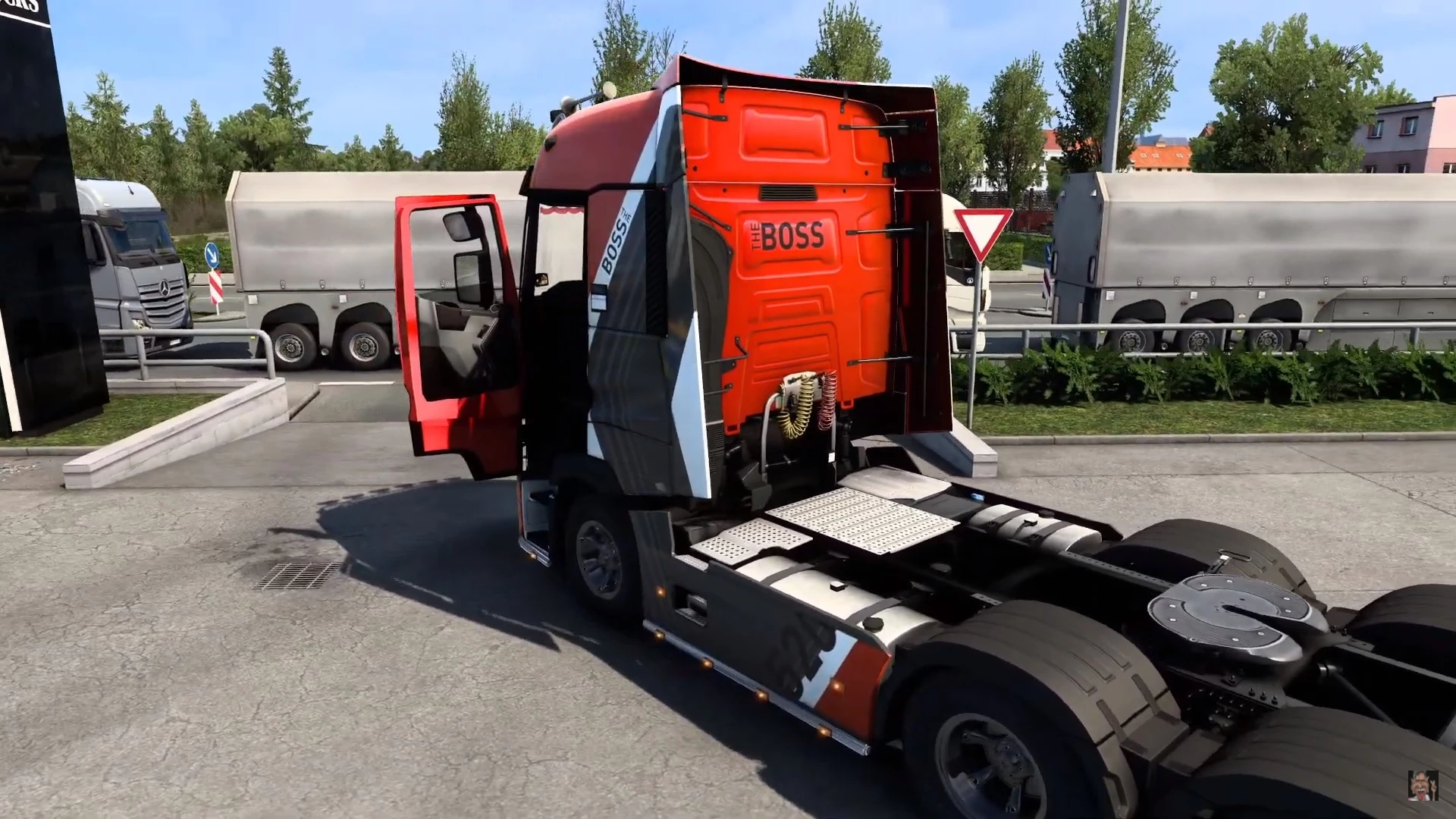 New RENAULT Truck Door Animation Mod 1.40 ETS2 Euro Truck Simulator 2