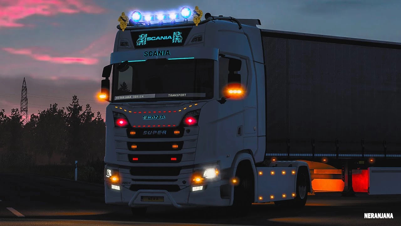 Scania Mega Light Pack Lights Addon 1.40 ETS2 - Euro Truck Simulator 2 Mods | American Truck Simulator Mods