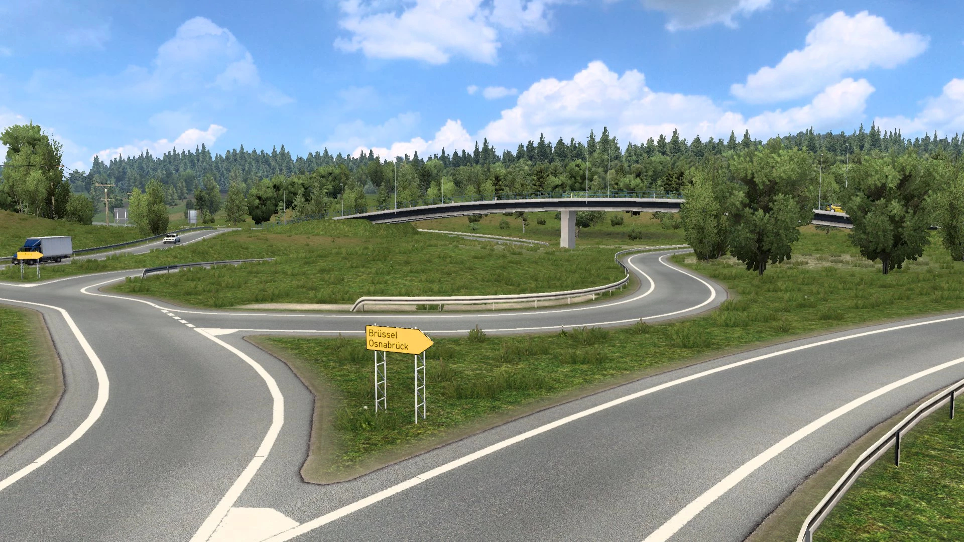 East Duisburg Improvement Mod for CalaisDuisburg Road 1.41 ETS2 Euro