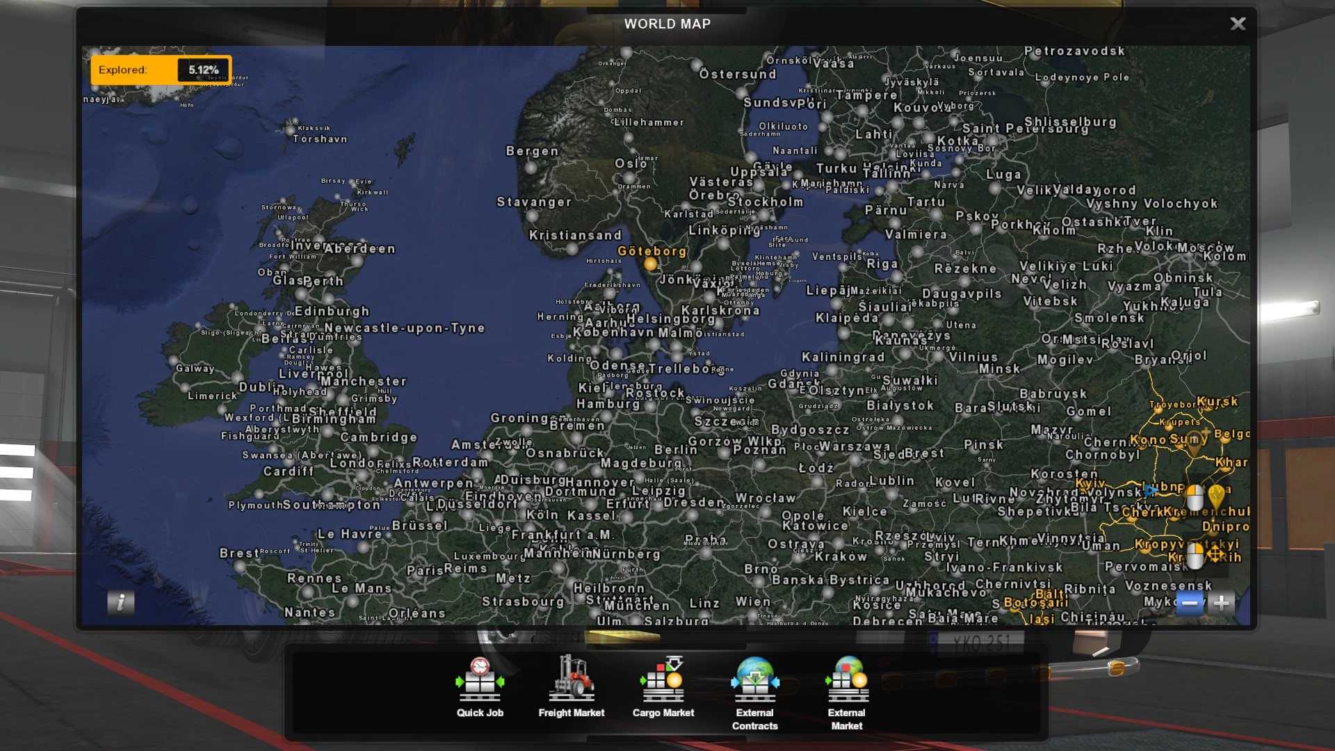 Ultimate Satellite Background V2 0 ETS2 Euro Truck Simulator 2 Mods