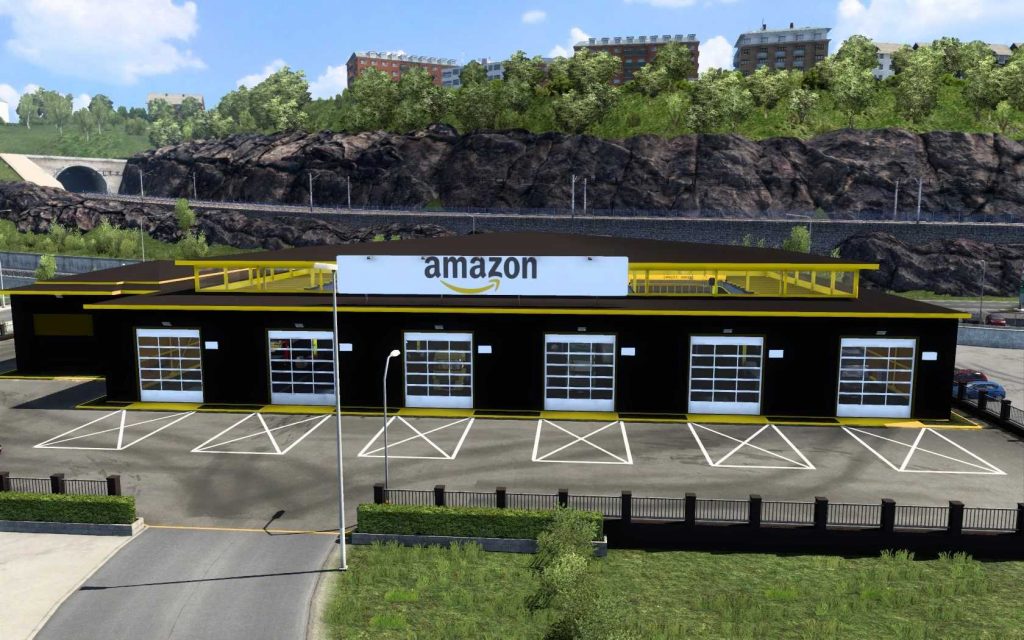GARAGE AMAZON 1.0 1.44 ETS2 Euro Truck Simulator 2 Mods American