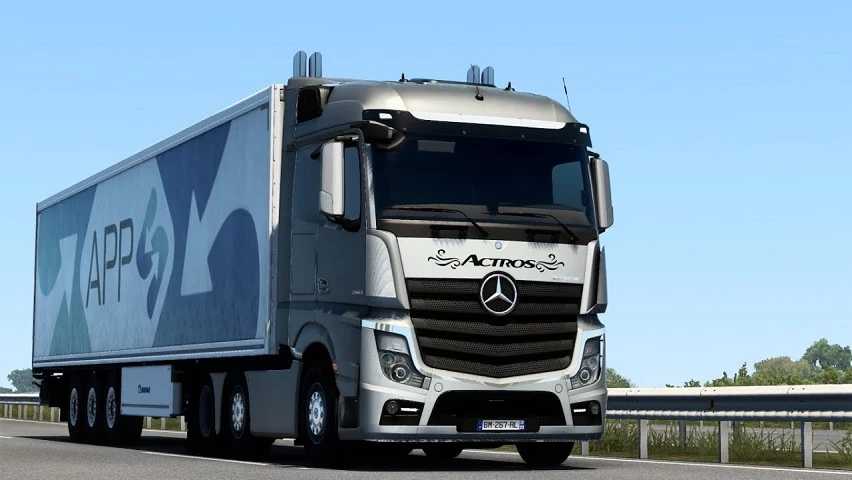 Mercedes Actros MP4 Reworked v3.1 ETS2 - Euro Truck Simulator 2 Mods