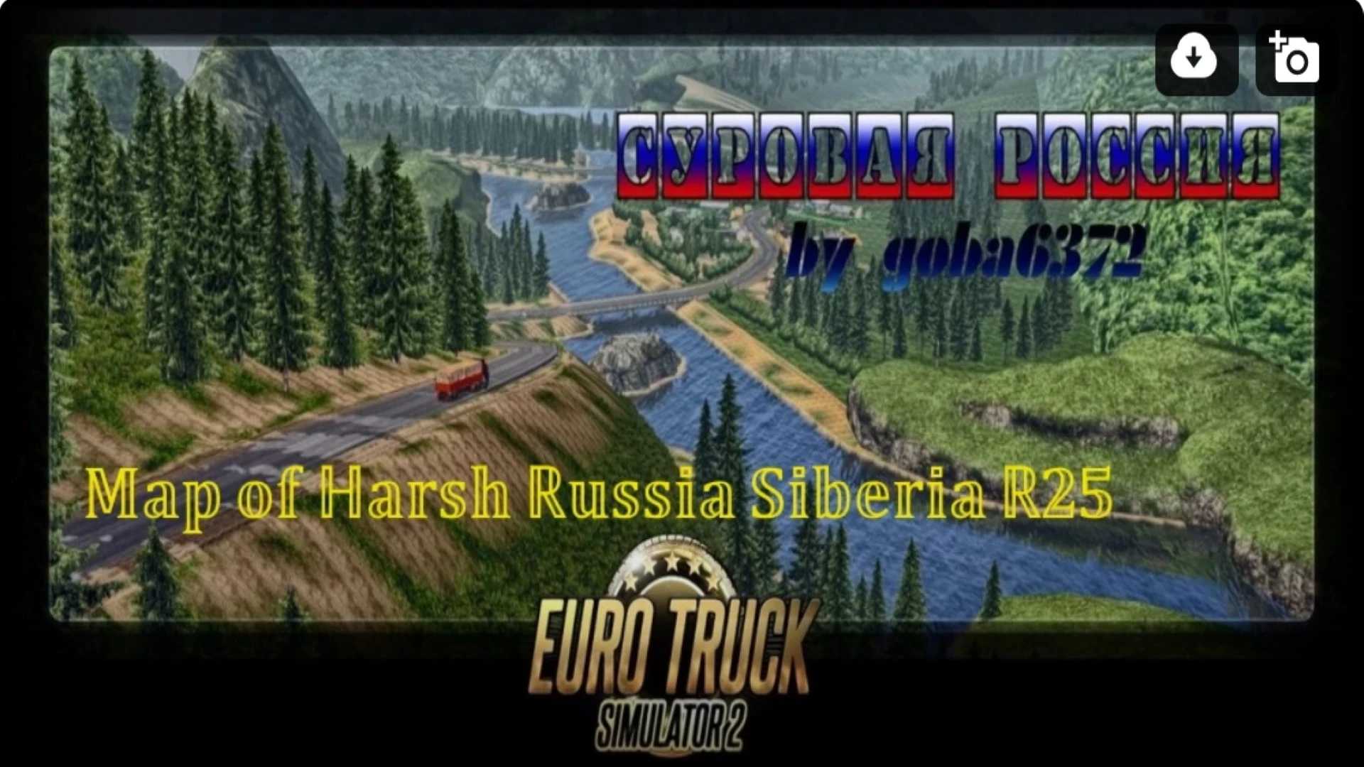 Map Harsh Russia Siberia R English City Names Ets Euro Truck