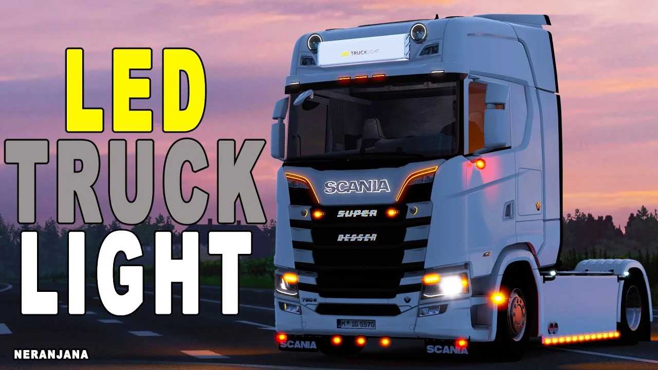 LED TruckLight v1.45.2.12 ETS2 - Euro Truck Simulator 2 Mods