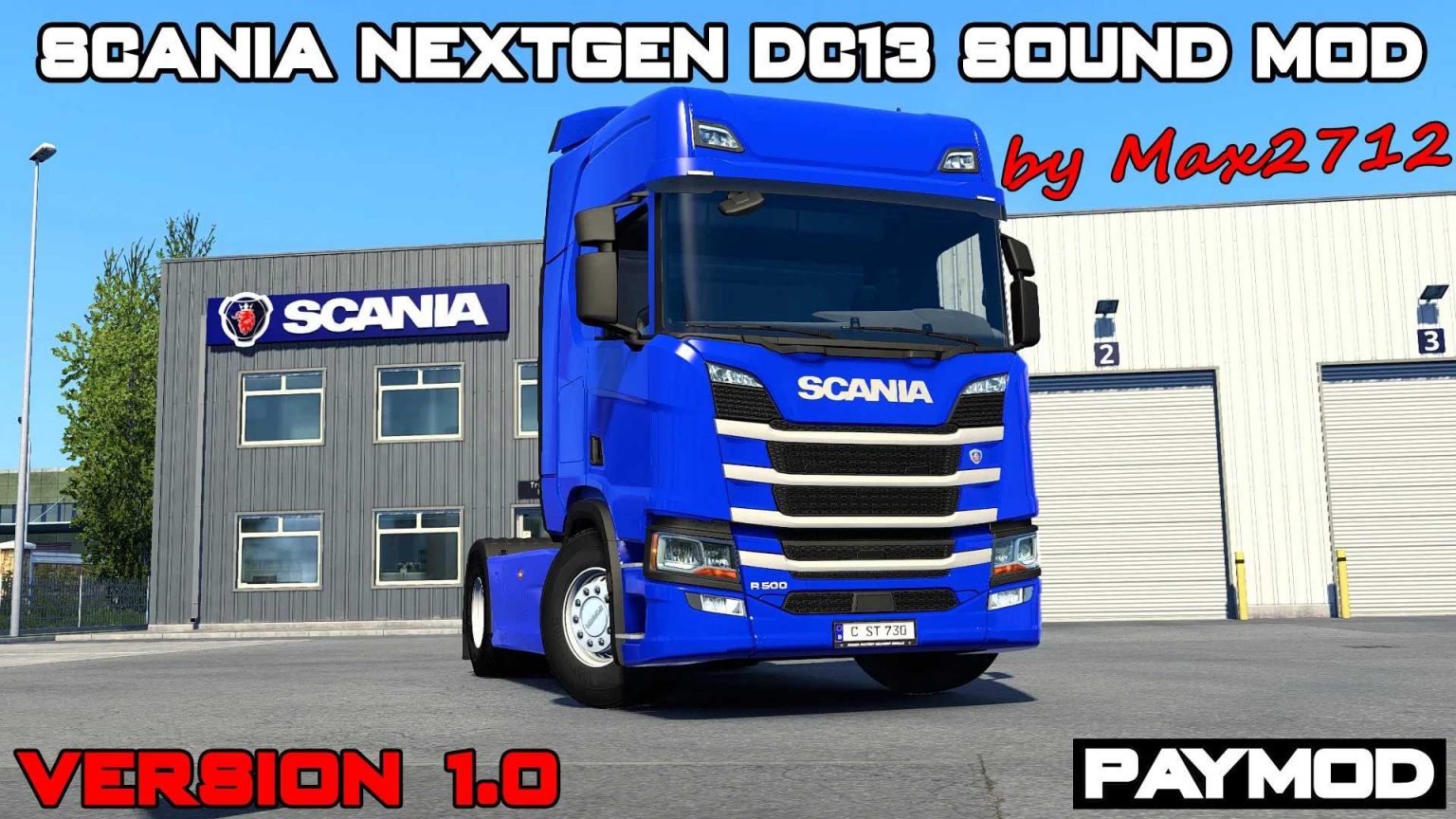 SCANIA NextGen DC13 Sound Mod1.45 ETS2 Euro Truck Simulator 2 Mods