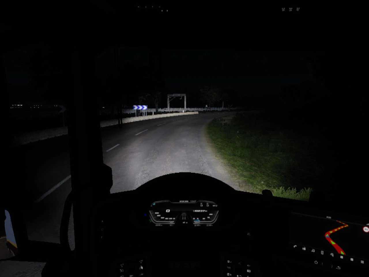 Brighter Headlights v1.0 ETS2 Euro Truck Simulator 2 Mods American Truck Simulator Mods