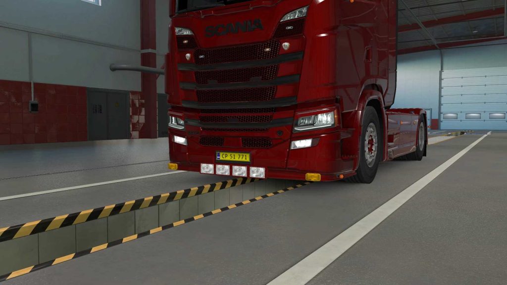 Scania PGRS Bumper Splitter v1.1 1.46 ETS2 Euro Truck Simulator 2