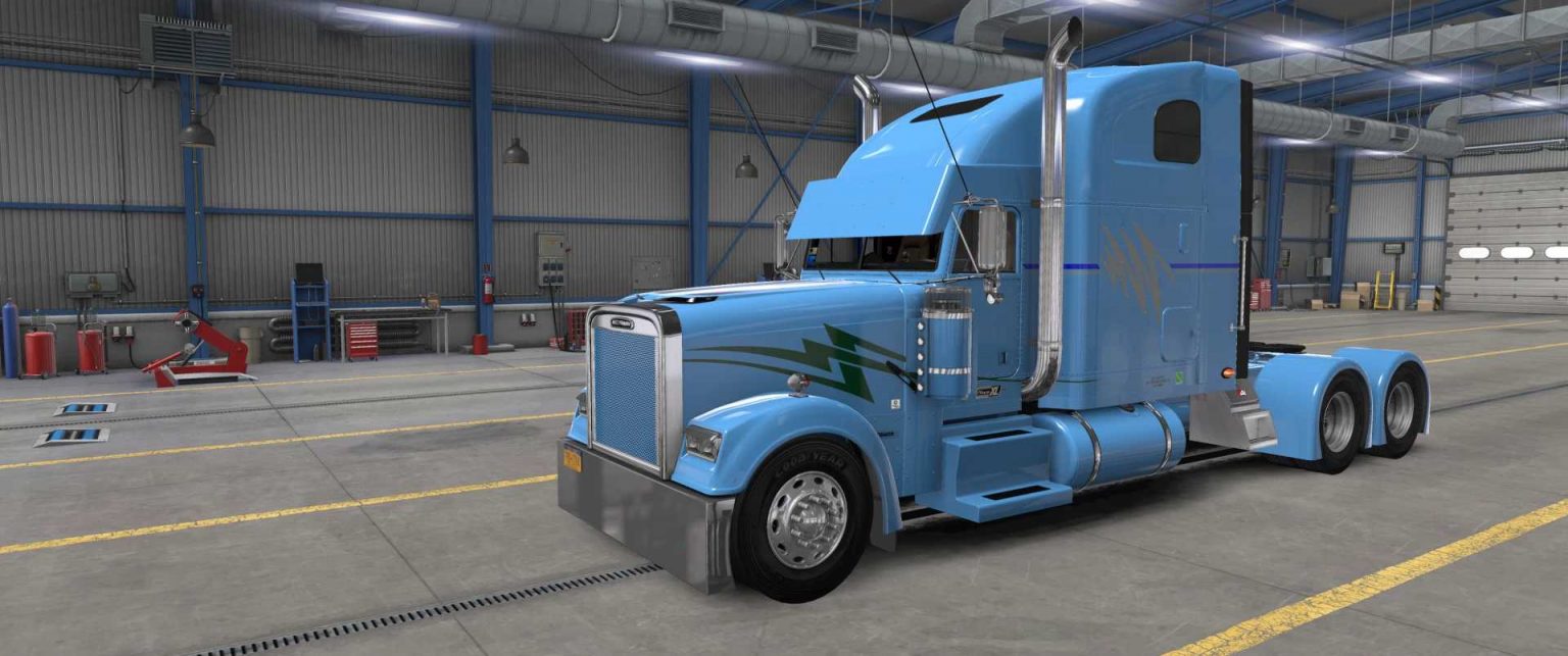 Jon Ruda 84 freightliner xl skin 1.46 ATS Euro Truck Simulator 2 Mods