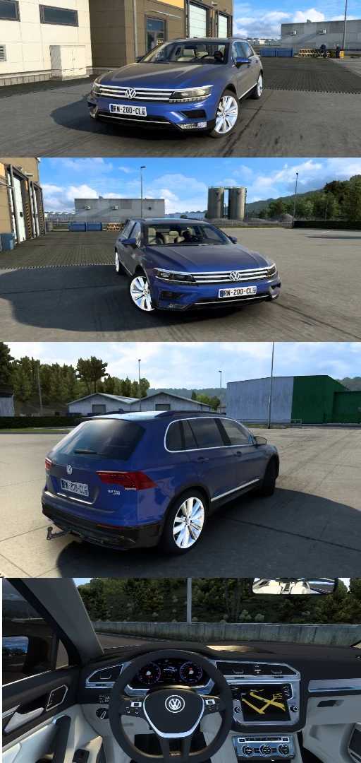 Volkswagen Tiguan 2016 1.47 ETS2 Euro Truck Simulator 2 Mods