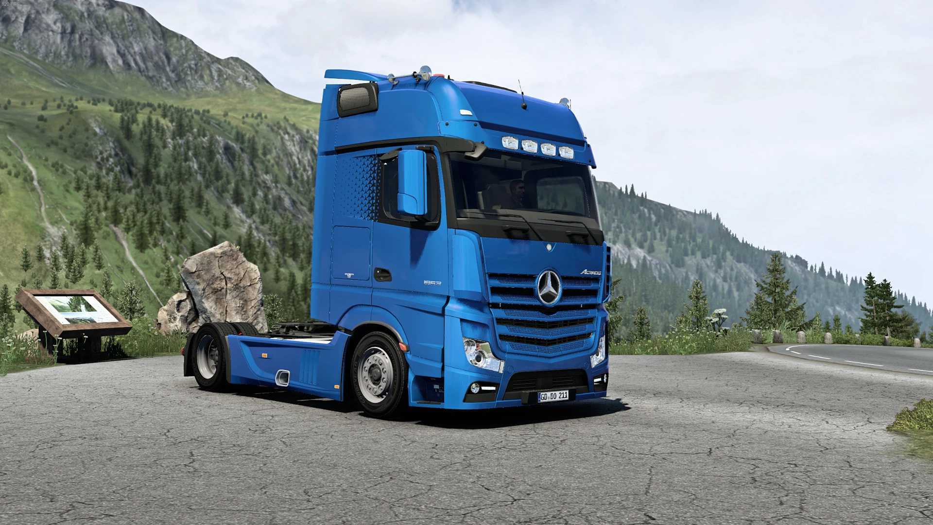 Mercedes-Benz New Actros by Dotec v0.32OB 1.48 ETS2 - Euro Truck