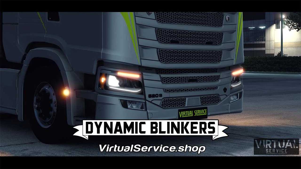 Dynamic Blinkers Scania NextGen v1.0 1.48.5 ETS2 Euro Truck Simulator